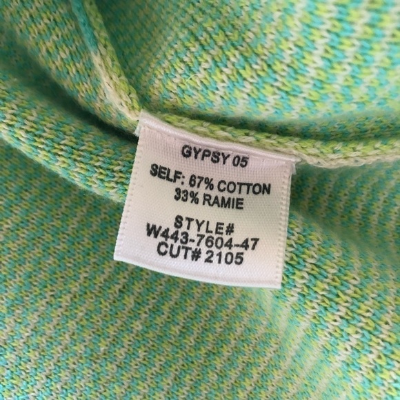 Anthropologie Gypsy05 Aruna Intarsia Drape Knit Fringe Cardigan - Picture 6 of 9